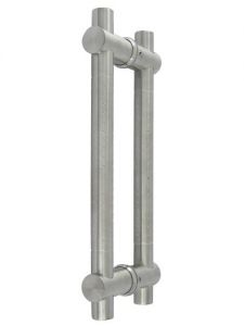 25mm Round Dimpled 350mm Stainless Steel Door Handles