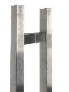 38mm(Wide) x 25mm- 1800mm Rectangular Pair Stainless Steel  Door Handles